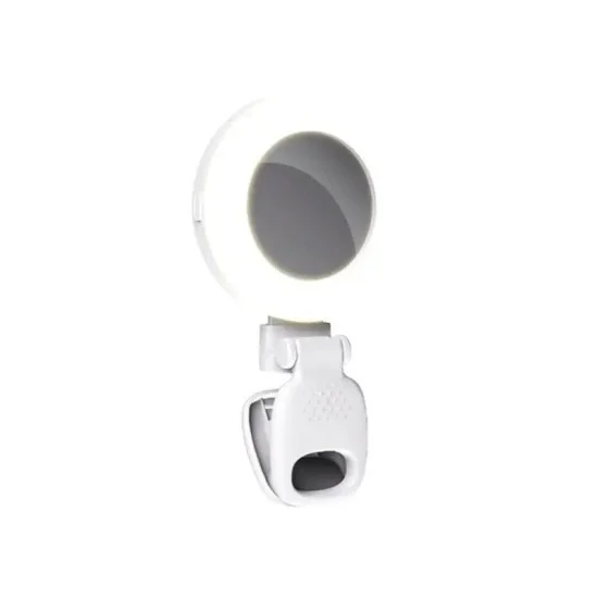 Porodo Lifestyle Clip-On Mirror Fill Light - White